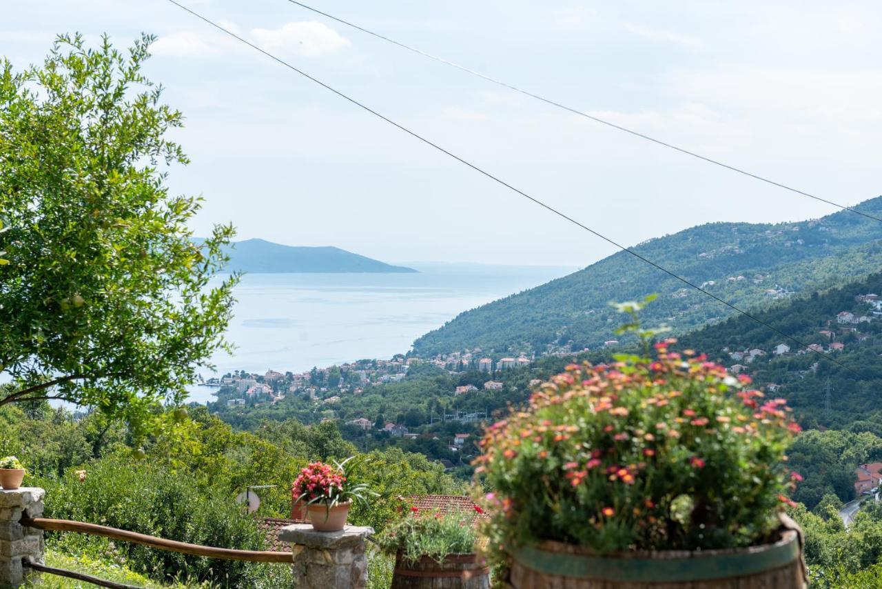 Sea View Apartment With Garden Near Opatija Veprinac المظهر الخارجي الصورة