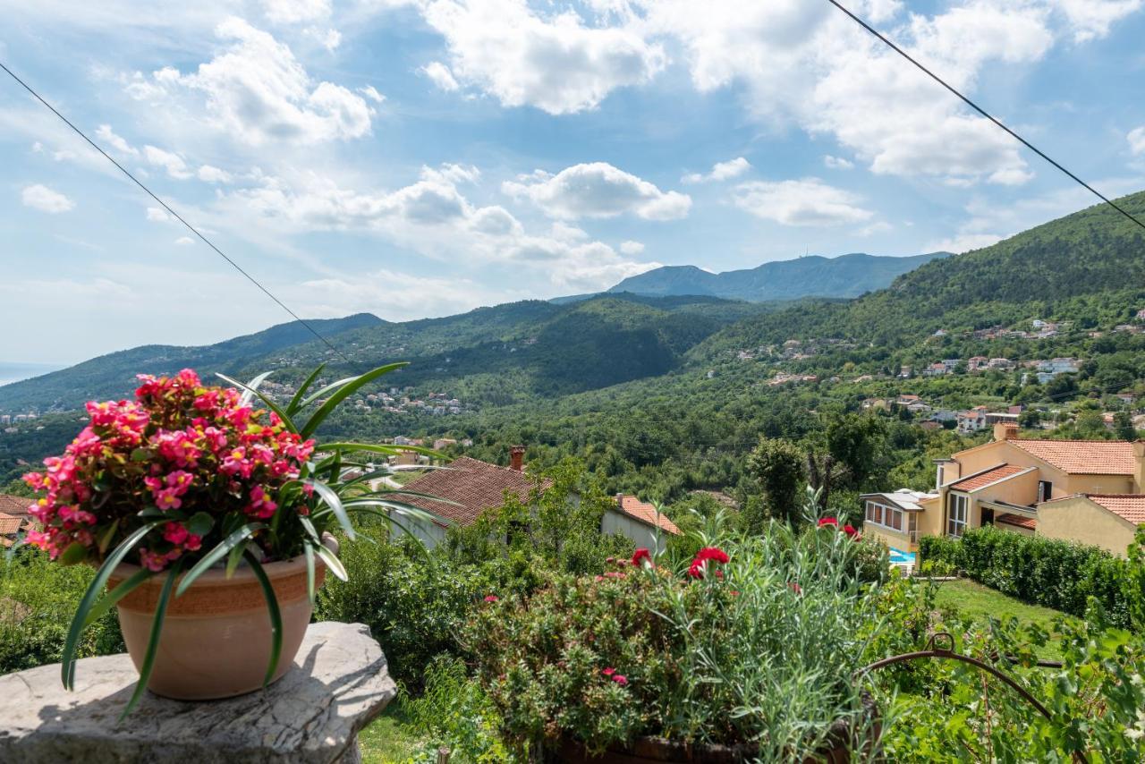 Sea View Apartment With Garden Near Opatija Veprinac المظهر الخارجي الصورة