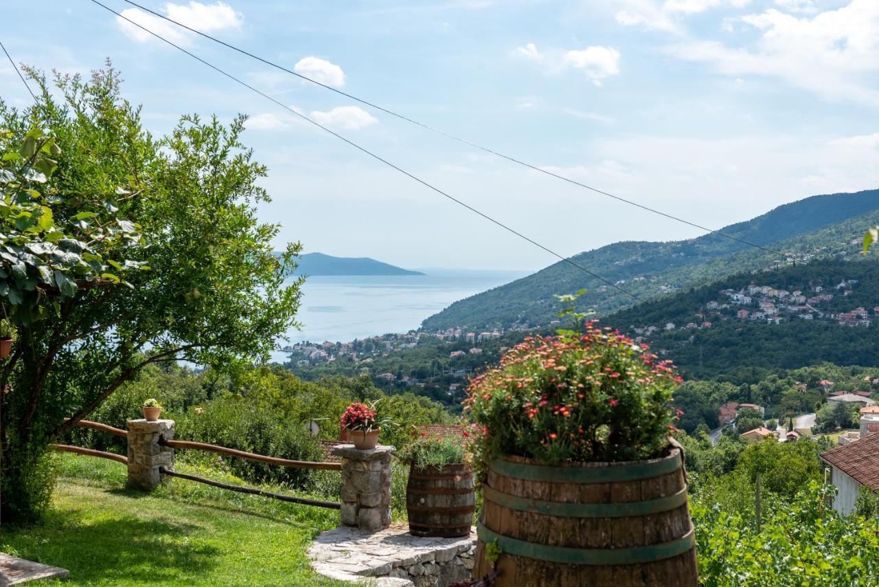 Sea View Apartment With Garden Near Opatija Veprinac المظهر الخارجي الصورة
