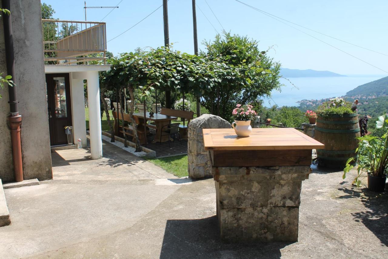 Sea View Apartment With Garden Near Opatija Veprinac المظهر الخارجي الصورة