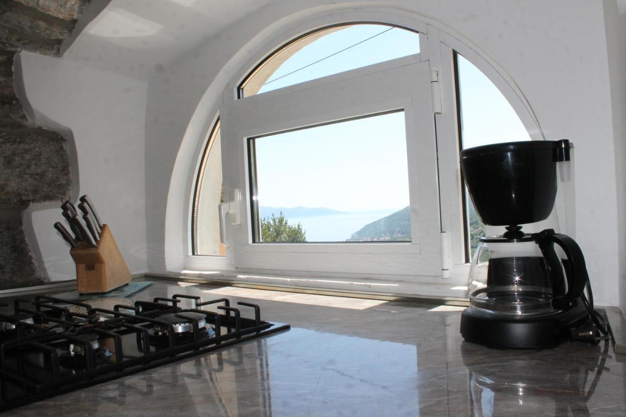 Sea View Apartment With Garden Near Opatija Veprinac المظهر الخارجي الصورة