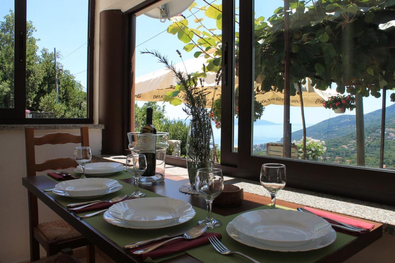 Sea View Apartment With Garden Near Opatija Veprinac المظهر الخارجي الصورة